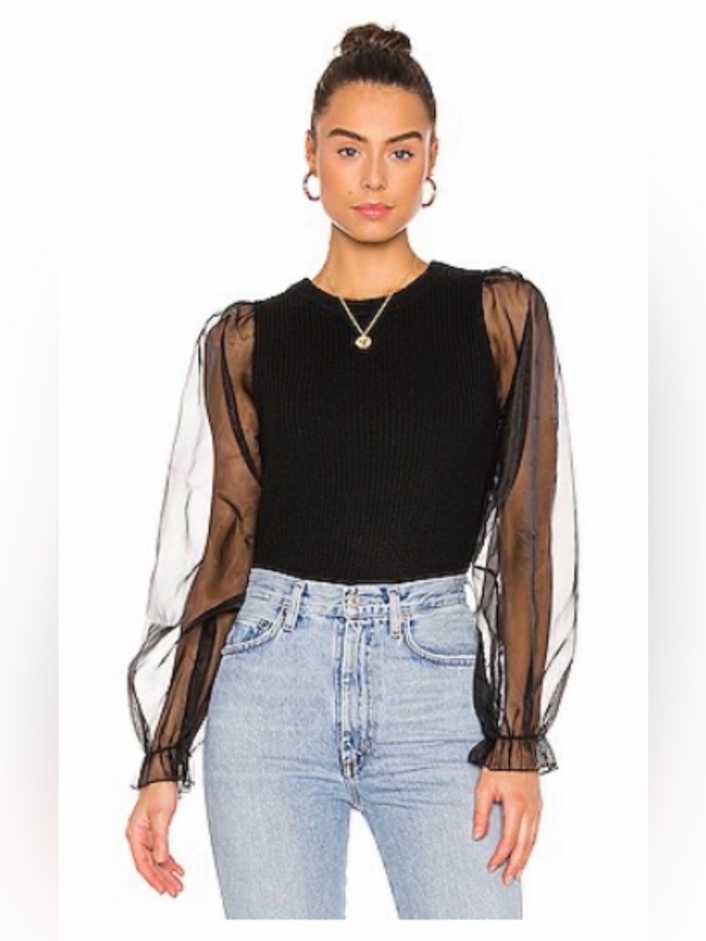MAJORELLE Kinship Sweater in Black